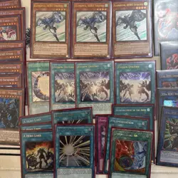 High Rarity Hero Deck core! Complete Extra Deck! Ultimate Rare Stratos, Dark Law - Image 2