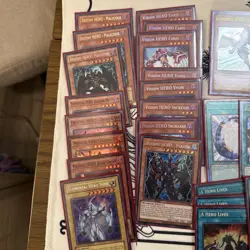 High Rarity Hero Deck core! Complete Extra Deck! Ultimate Rare Stratos, Dark Law - Image 3