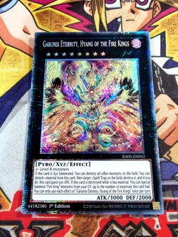 Garunix Eternity, Hyang of Fire Kings ra05-en052 (NEW) Starlight Rare Yu-Gi-Oh! - Image 1
