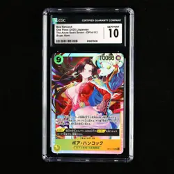 CGC 10 GEM MINT 2025 One Piece JPN Boa Hancock OP14-112 SR - Image 2