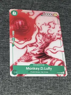 • Monkey.D.Luffy • P-061 Film Starter Deck 16 GREEN Uta One Piece TCG NM Regular - Image 1