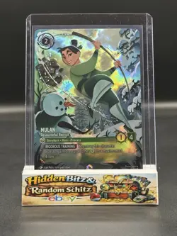 Disney Lorcana Mulan Resourceful Recruit 229/204 Enchanted Foil (Near mint) - Image 1