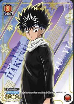 Hiei Alternate Art Foil - UE13BT/YYH-1-112 NM - Union Arena - Image 1