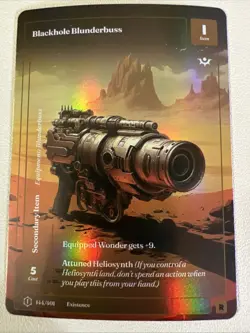 Wonders of the First Blackhole Blunderbuss 144 FORMLESS FOIL Rare Existence - Image 1