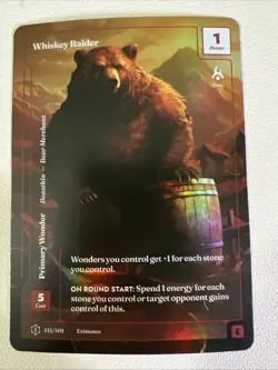 Wonders of the First - FORMLESS FOIL EPIC- WHISKEY RAIDER 141/401 - Image 1
