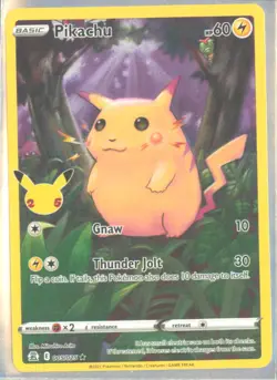 Pokemon Card - Pikachu Celebrations 005/025 NM - Image 1