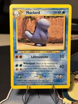 1st Edition German Morlord (Quagsire) 70KP Neo Revelation 48/64 Pokemon Card MP - Image 1