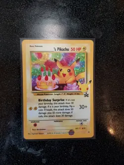 Pokemon Pikachu Birthday Celebrations #24 Card - Image 1