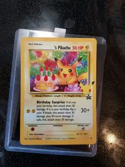 Pokemon Pikachu Birthday Celebrations #24 Card - Image 2