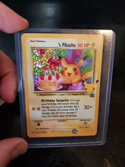Pokemon Pikachu Birthday Celebrations #24 Card - Image 5
