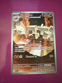 Garganacl 147/132 Full Art NM/M Mega Evolution Pokemon Card - Image 1