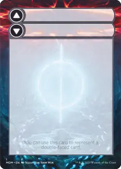 x1 Double-Faced Substitute Card MOM MTG 1 TOKEN M/NM 1x - Image 1