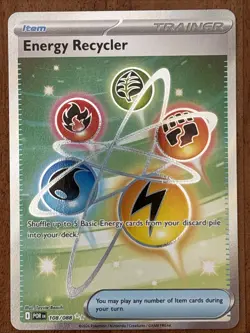Pokemon TCG Energy Recycler 108/088 Perfect Order Ultra Rare Trainer NM Card - Image 1