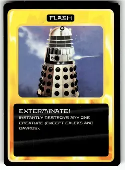 1996 Doctor Who Collectible Card Game Promo Card FLASH - Image 1