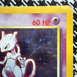 Pokemon TCG Mewtwo Card 10/102 Base Set Unlimited Holo Rare LP Vintage 1999 - Image 4