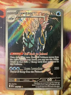 Clawitzer - 141/132 - Illustration Rare Mega Evolution - Pokemon Card - NM - Image 1