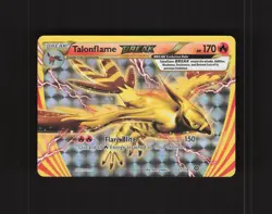 Talonflame BREAK 21/114 Steam Siege Full Art Ultra Rare Holo Pokemon Card LP+ - Image 1