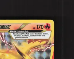Talonflame BREAK 21/114 Steam Siege Full Art Ultra Rare Holo Pokemon Card LP+ - Image 4