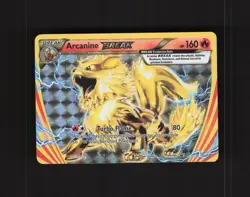 Arcanine BREAK XY180 XY Full Art Black Star Promo Holo Pokemon Card LP - Image 1