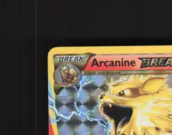 Arcanine BREAK XY180 XY Full Art Black Star Promo Holo Pokemon Card LP - Image 3