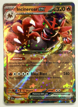 Incineroar ex - 034/162 - SV05: Temporal Forces NM Pokemon Card - Image 1