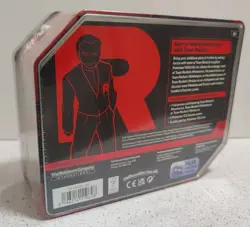 Pokemon TCG ~Team Rocket Tin~ Nidoking ex - 5 Booster Packs + Promo - NEW SEALED - Image 2
