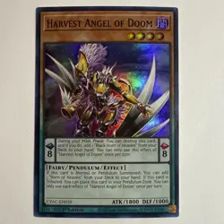 Yugioh Harvest Angel of Doom CYAC-EN026 Super Rare 1st Edition - Image 1