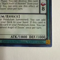 Yugioh Harvest Angel of Doom CYAC-EN026 Super Rare 1st Edition - Image 5