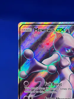 Pokemon Shining Legends Mewtwo GX 72/73 Full Art Ultra Rare LP - Image 3