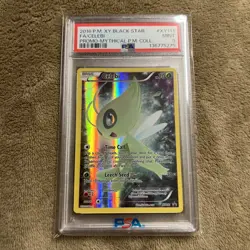 Pokemon PSA 9 Celebi XY111 Full Art XY Black Star Promo 2016 - Image 1
