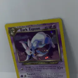 2002 Pokemon Neo Destiny Dark Espeon 4/105 Holo Rare WOTC MP Moderately Played - Image 3