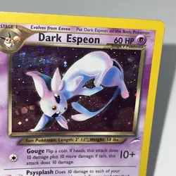2002 Pokemon Neo Destiny Dark Espeon 4/105 Holo Rare WOTC MP Moderately Played - Image 5