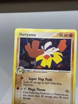 Pokemon TCG Hariyama 8/109 Holo Rare - EX Ruby & Sapphire - LP MP - Image 2