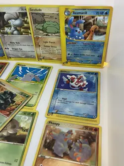 Pokemon TCG 2003 E-Reader Lot of 15 LP/MP Vintage Suicune Gyarados Mudkip Mixed - Image 4