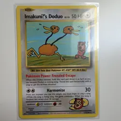 Pokemon ImakuniU's Doduo Secret Rare Evolutions 112/108 Basic 50 HP ENG - Image 1