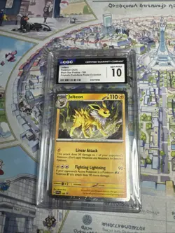 POKEMON JOLTEON BLACK STAR PROMO COSMOS HOLO #169 CGC 10 GEM MINT 💫 SWIRL💫 - Image 1