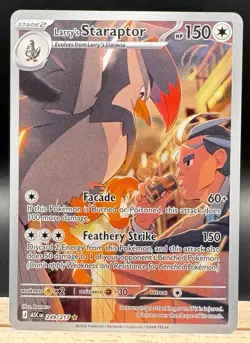 Larry’s Staraptor 249/217 Illustration Rare Ascended Heroes Pokemon TCG NM - Image 1