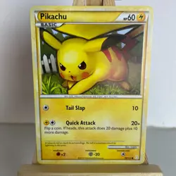 Pikachu 78/123 HeartGold SoulSilver Common Pokemon Light Play+ - Image 1