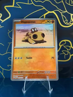 Hippopotas 052/131 (Poke Ball Pattern) SV: Prismatic Evolutions Pokemon NM - Image 1