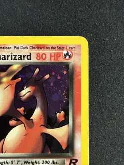 2000 Pokemon Team Rocket Dark Charizard Holo #4/82 Near Mint - Image 3