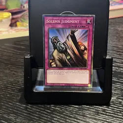 Solemn Judgement - RA02-EN075 - PRISMATIC Collector's Rare - 1st Edition- YuGiOh - Image 1