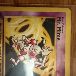 Mr. Mime 22/64 Rare Jungle Pokemon 1st Edition HP/DMG - Image 3