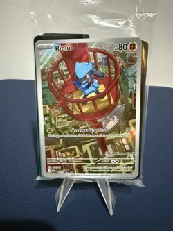Riolu 010 Mega Evolutions Pokemon Center Stamped Promo - Sealed - Image 1