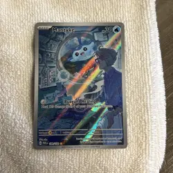 Pokemon TCG NM Mantyke 189/182 SV04: Paradox Rift Holo Full Art - Image 1