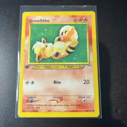 Growlithe - 1st Edition - 68/105 Neo Destiny - Pokemon TCG - 2002 - Image 1