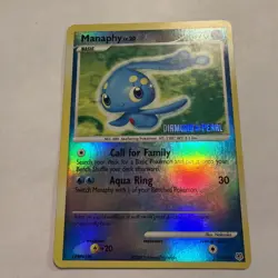 MP 2007 Pokemon TCG DP Burger King Promo Manaphy Stamped Reverse Holo 9/130 - Image 1