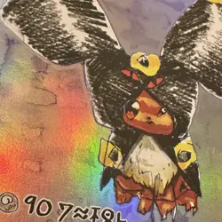 David Choe CHOEYMON MUNKOMON Pokemon Poncho Eeevee Umbreon #55 - Image 1