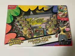 Pokemon Ascended Heroes Mega Lucario & Gardevoir Poster Collection (read desc) - Image 1
