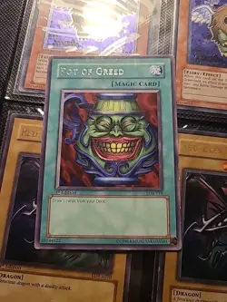 Pot of Greed LOB-119 The Legend of Blue Eyes White Dragon 1st Edition - Image 1