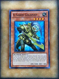 Yugioh X-Saber Galahad 5DS3-EN013 Common 1st Ed NM - Image 1